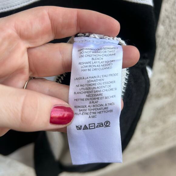 Anthropologie Maeve Slouchy Striped Boatneck Sweater Size Small - Picture 7 of 8